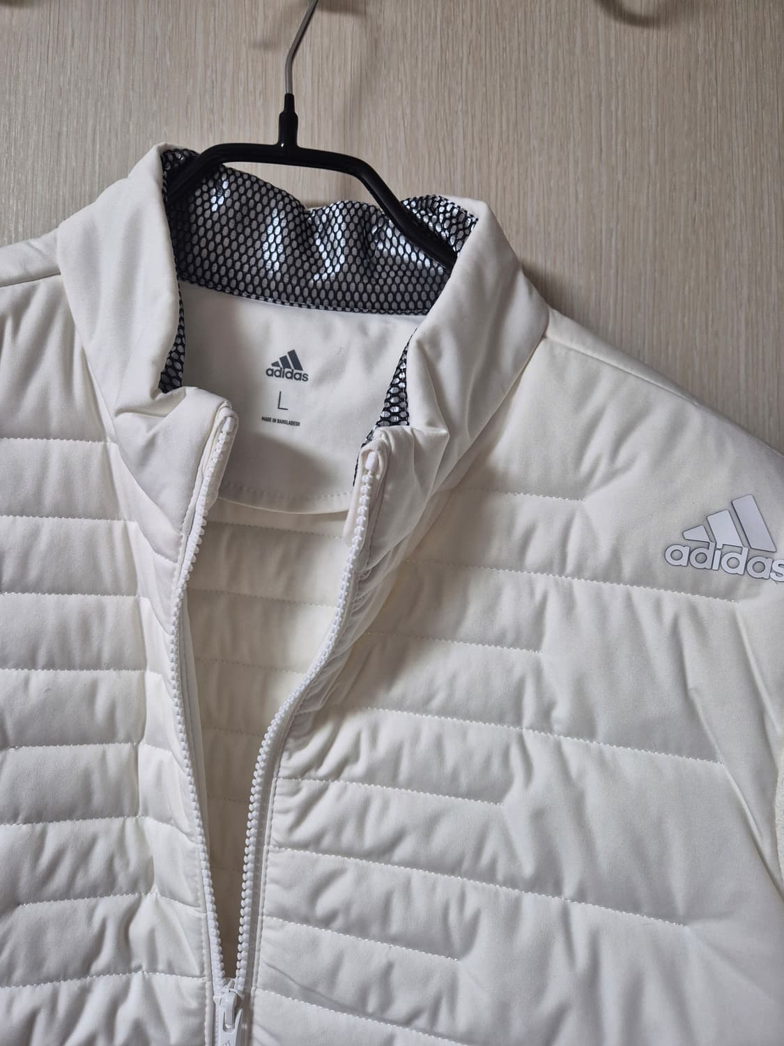 아디다스골프 다운패딩자켓 니트 소매 방풍자켓 100 상품이미지5