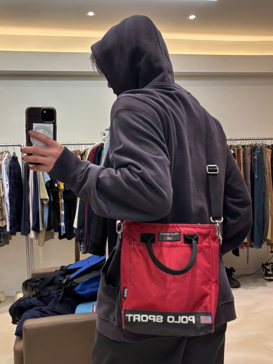 폴로 스포츠 나일론 크로스백  상품이미지10