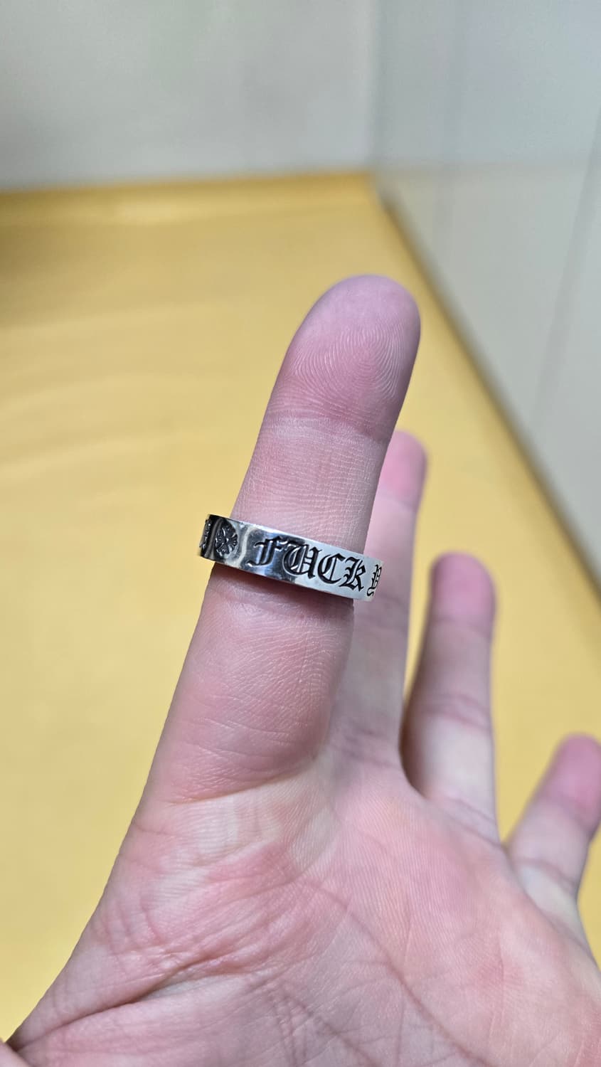 크롬하츠 퍽유링 6mm 한국호수 19호 팝니다. 상태좋은 백화점 풀구성품 상품이미지4