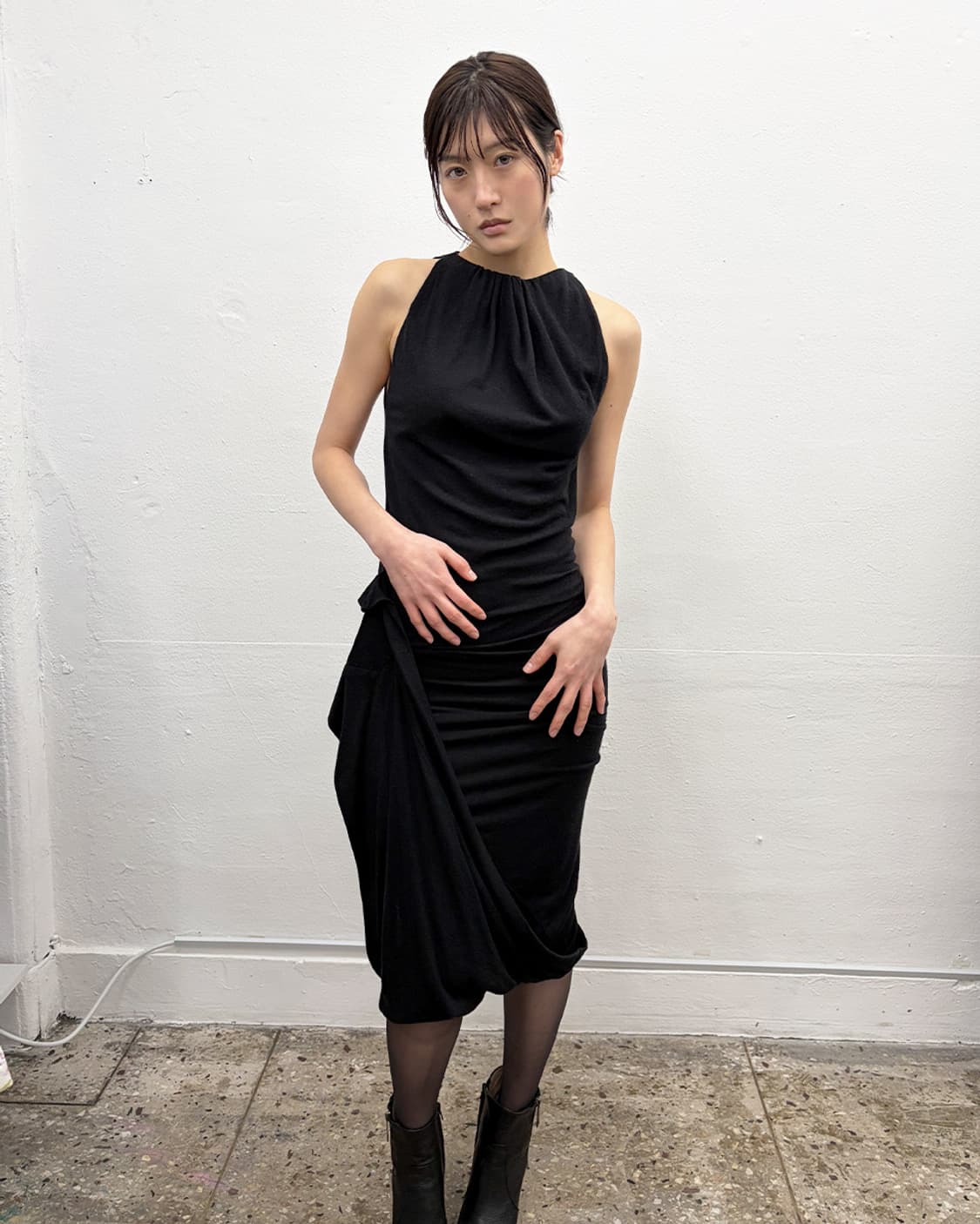 릭오웬스 드레이프 원피스 상품이미지1