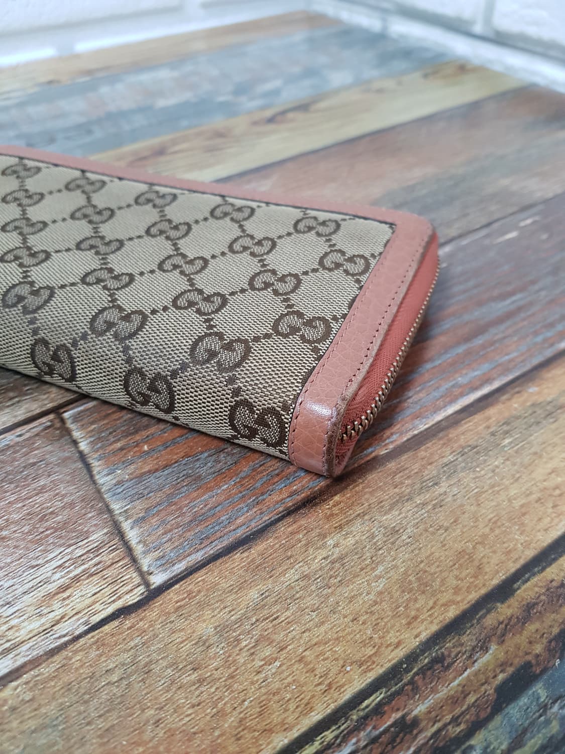 [정품] 구찌 뱀부테슬 GG로고 장지갑 상품이미지5