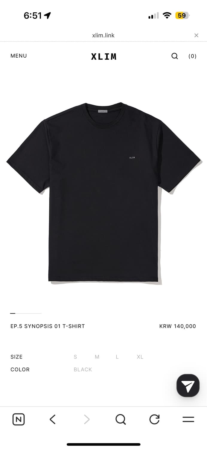 Xlim EP.5 SYNOPSIS 01 T-SHIRT 상품이미지1