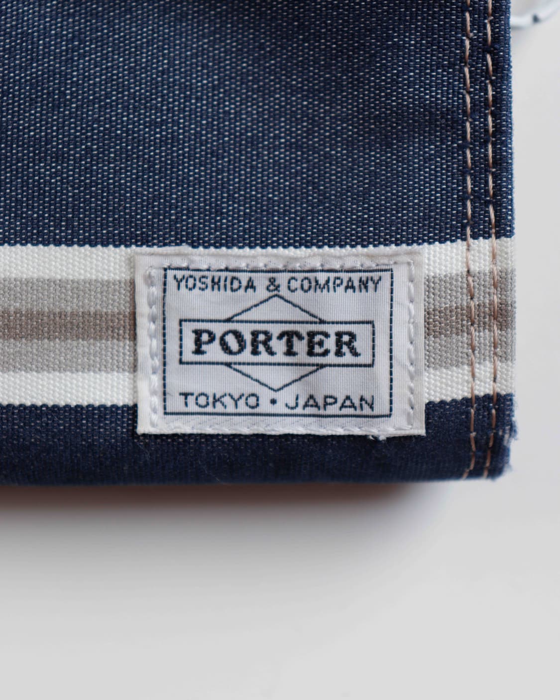 [PORTER] Sunbrella® 3단 접이식 스트라이프 월렛 상품이미지7