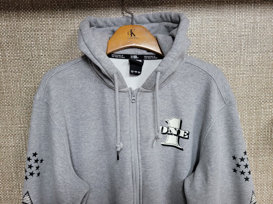 L 100사이즈 뉴에라 기모 후드 집업 자켓 상품이미지2