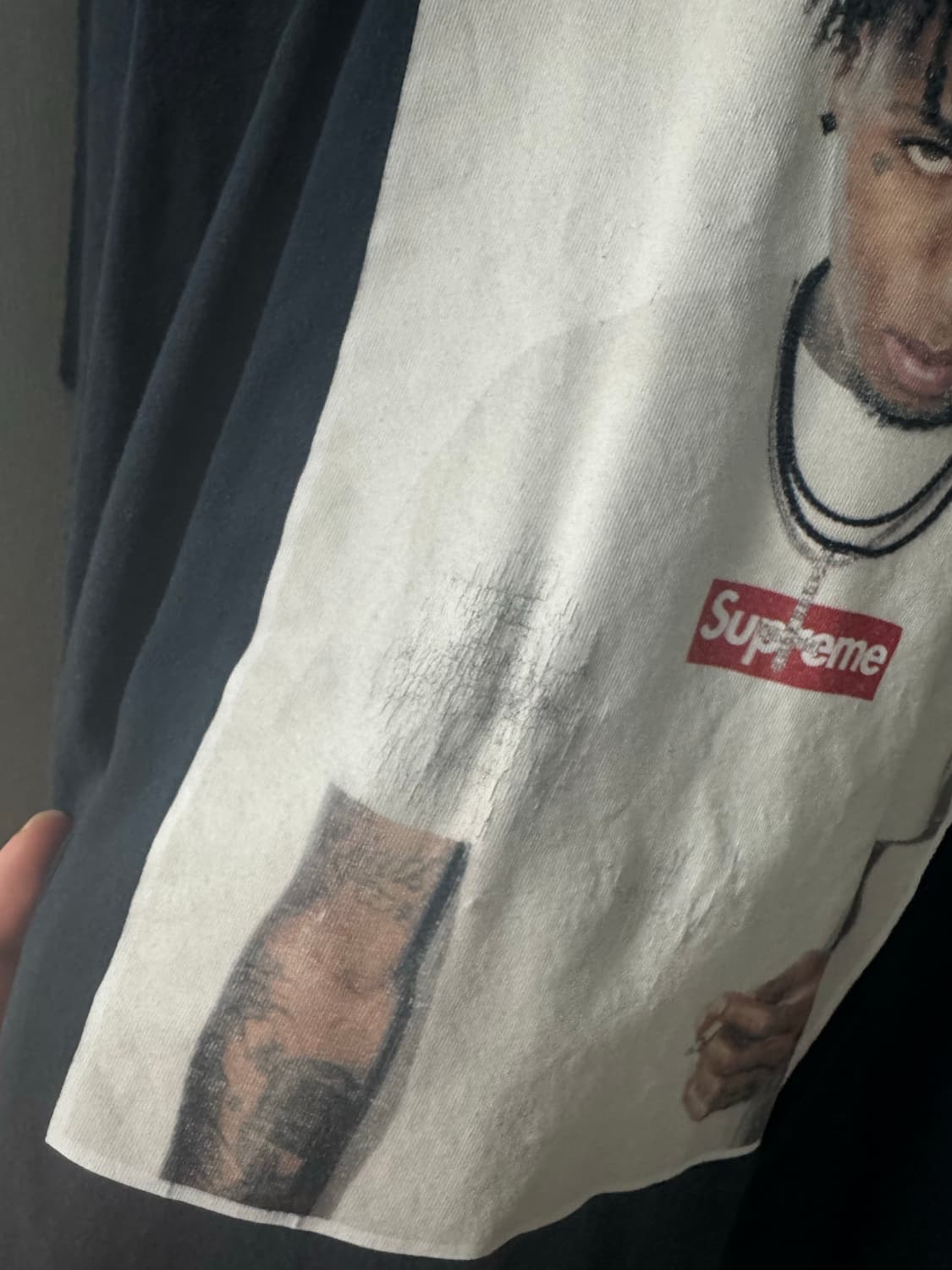 슈프림 NBA YoungBoy 포토 티셔츠 블랙 상품이미지4