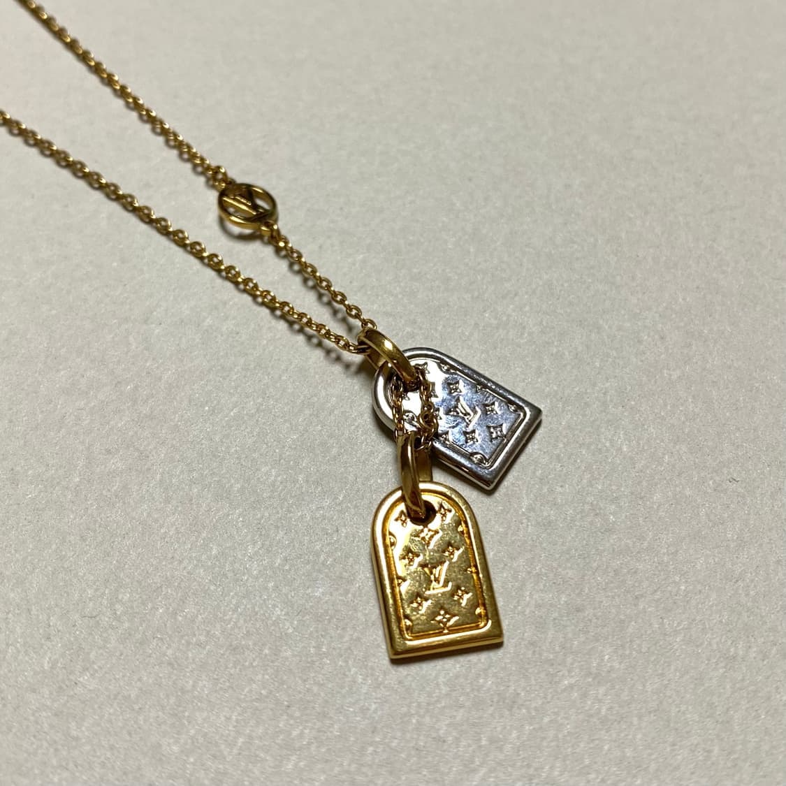 [정품] 루이비통 투톤 나노 펜던트 목걸이 상품이미지2