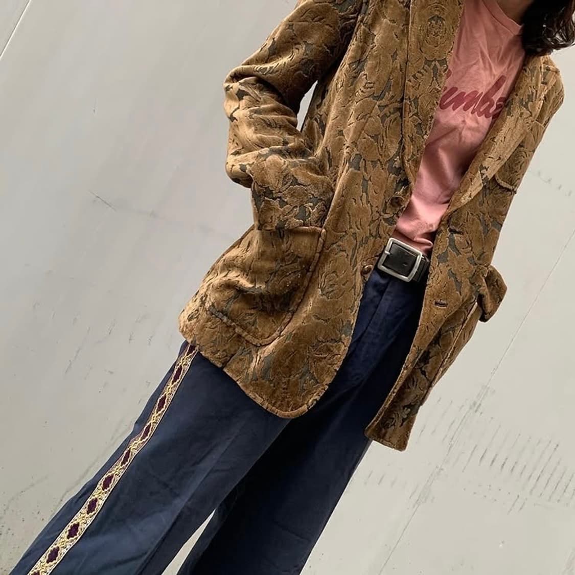 넘버나인 AW02 조지 해리슨 벨벳 자켓 상품이미지4