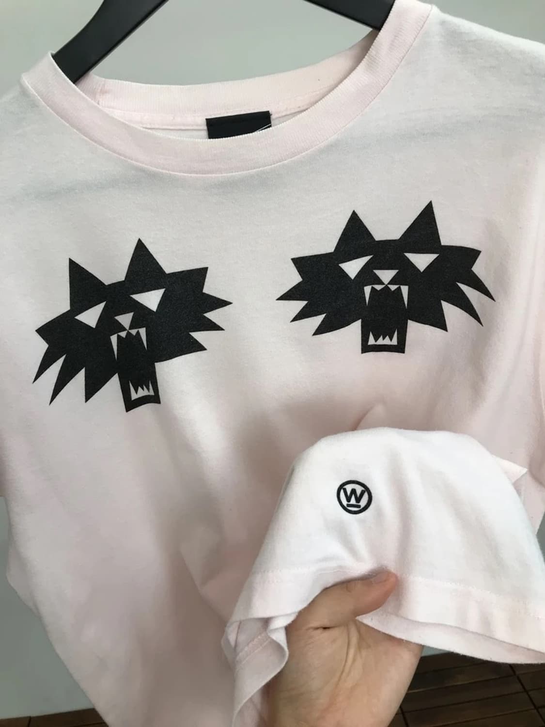 Beams T Wolf Graphic Tee Pink 상품이미지7