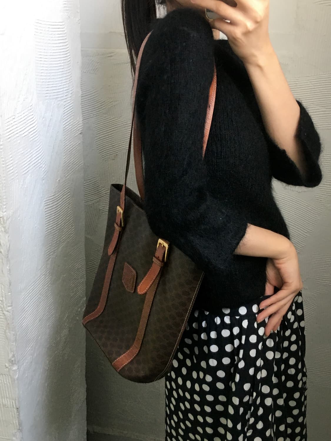 CELINE 셀린느 마카담 코팅 캔버스 토트백 상품이미지5