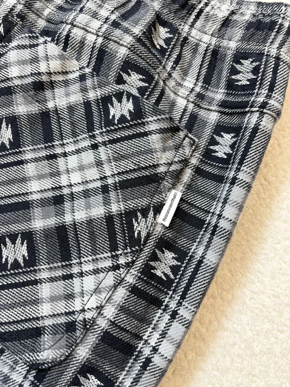 디네뎃 아프리칸 체크 와이드 팬츠 PN6272 상품이미지6