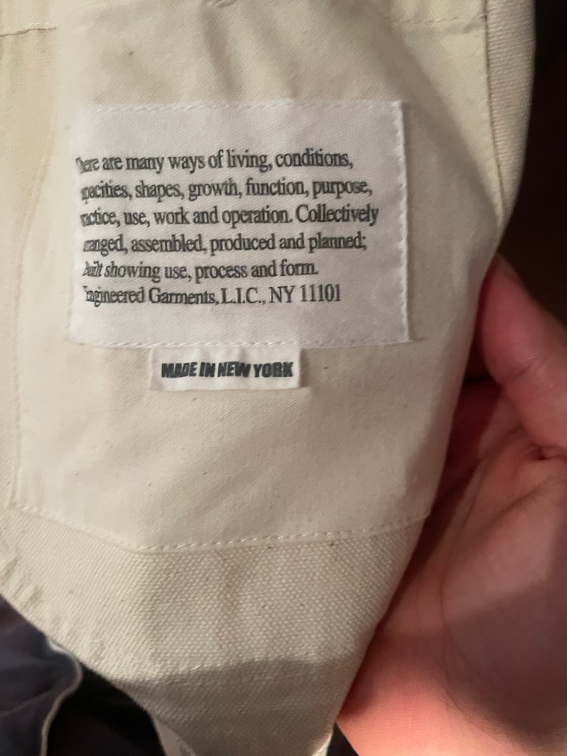 엔지니어드가먼츠 베드포드 자켓 캔버스 m 상품이미지3