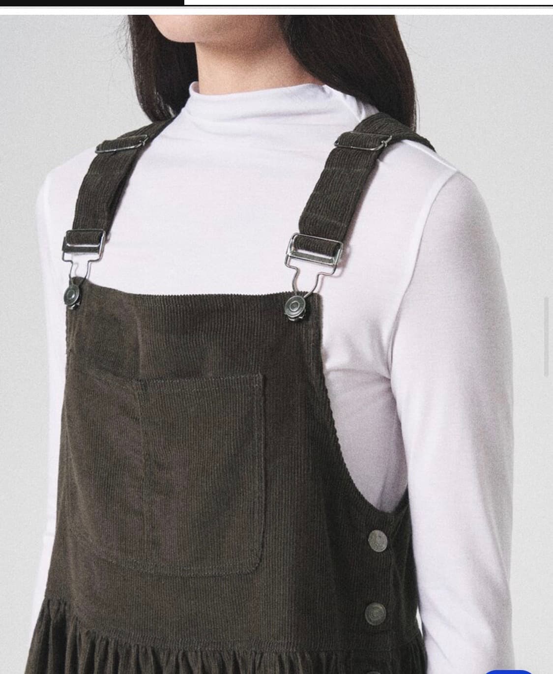 [8 seconds] 코듀로이 서스펜더 원피스 M 상품이미지4