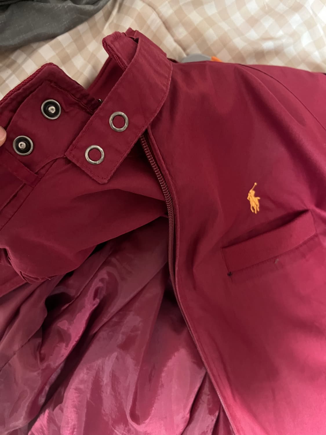 폴로랄프로렌 버건디 자켓 상품이미지1