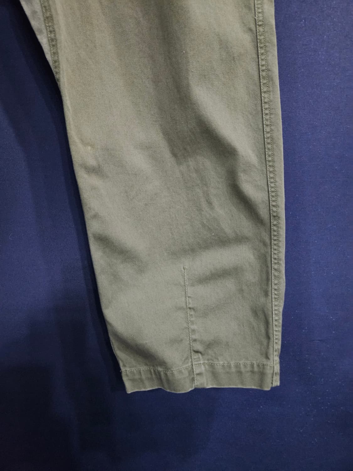 유니버셜웍스 카키 남성 허리 32 데님 배기팬츠  상품이미지6