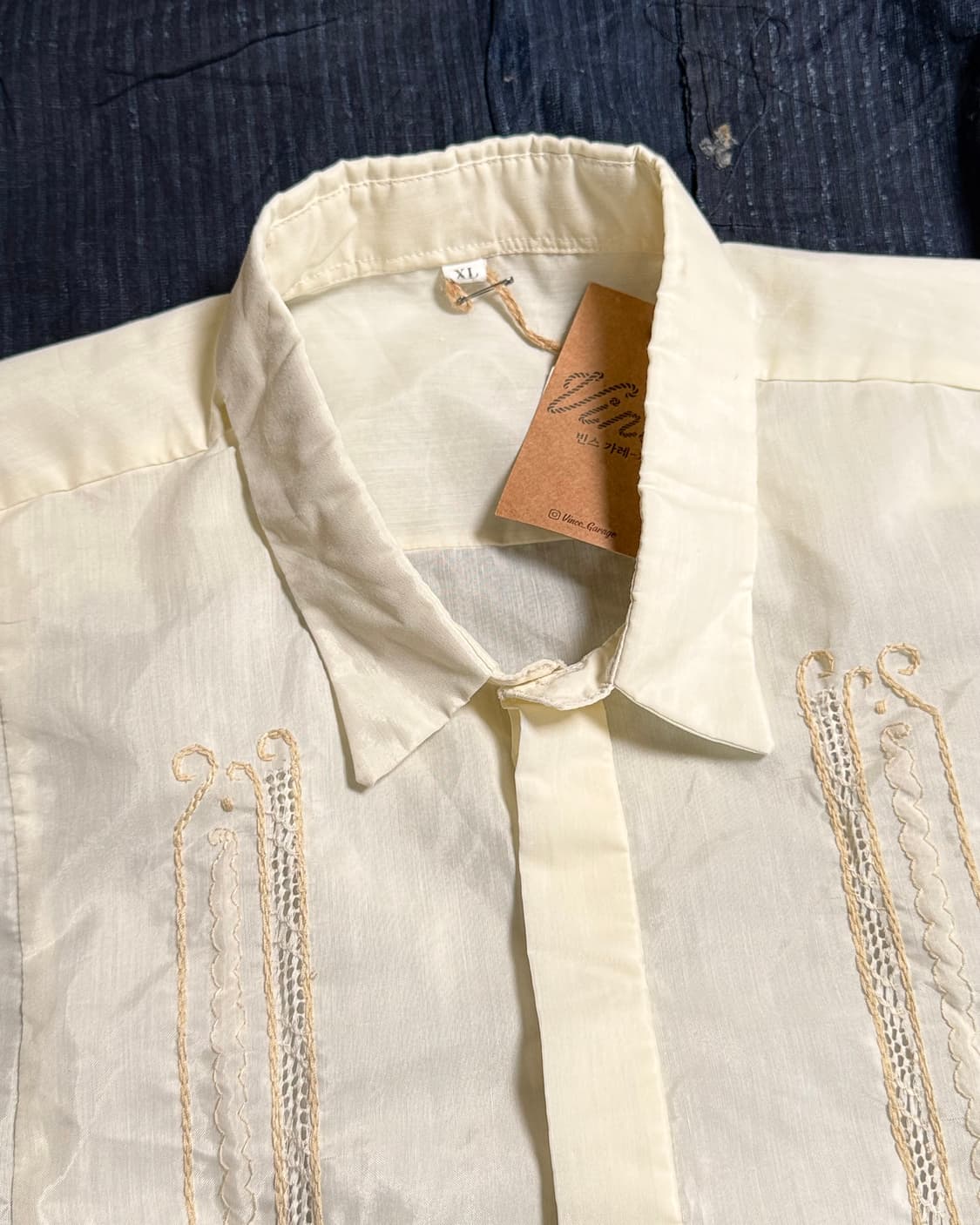 빈티지 구아야베라 셔츠 XL 상품이미지2