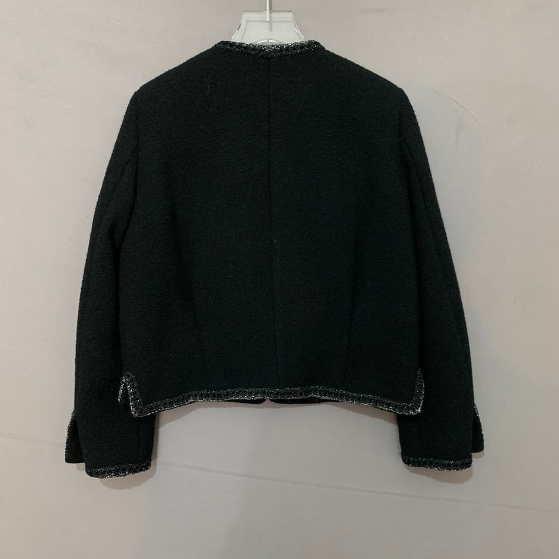 82 타임 20 블랙 트위드 집업 자켓 상품이미지2