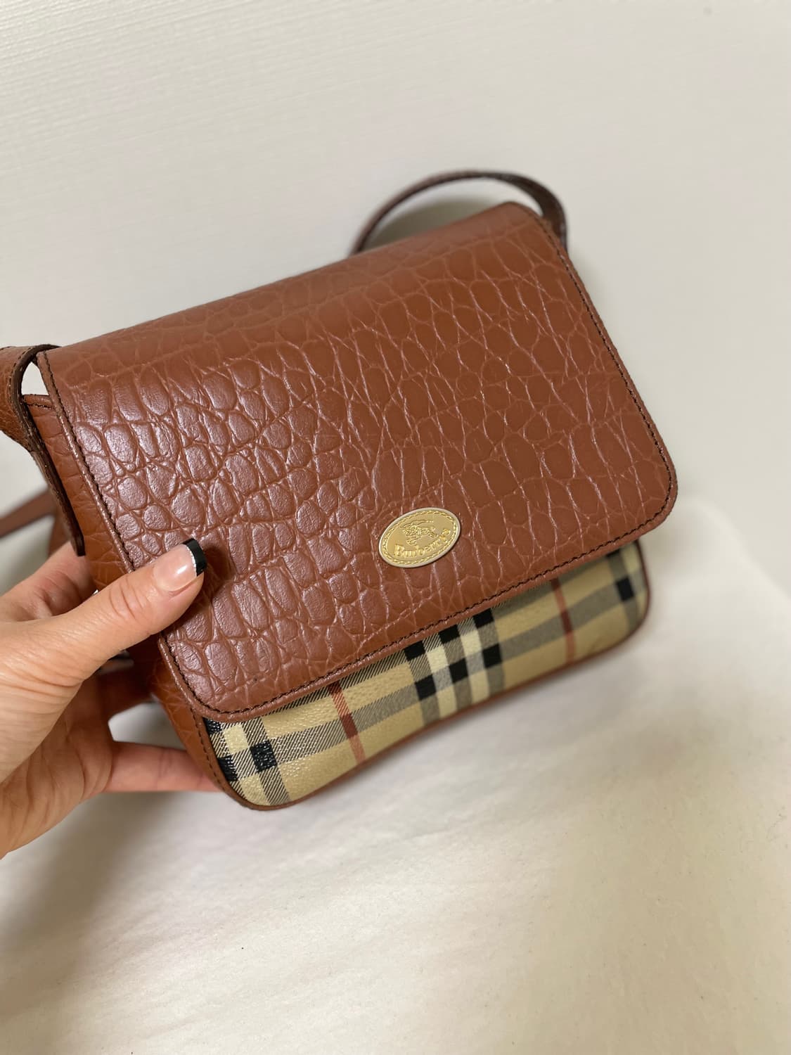 버버리정품 노바체크 미니크로스백 상품이미지1