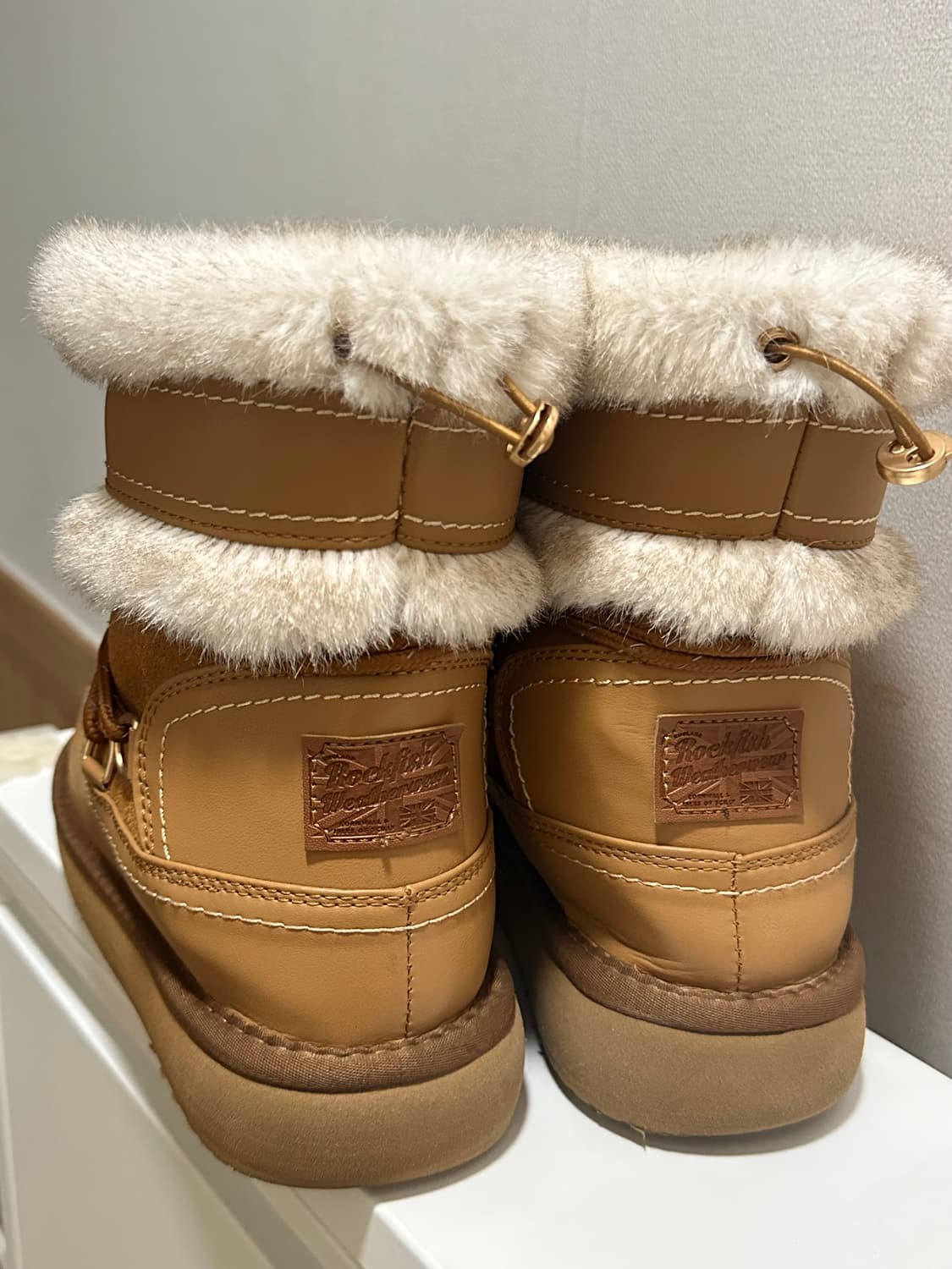 락피쉬웨더웨어 털부츠 브라운 상품이미지2