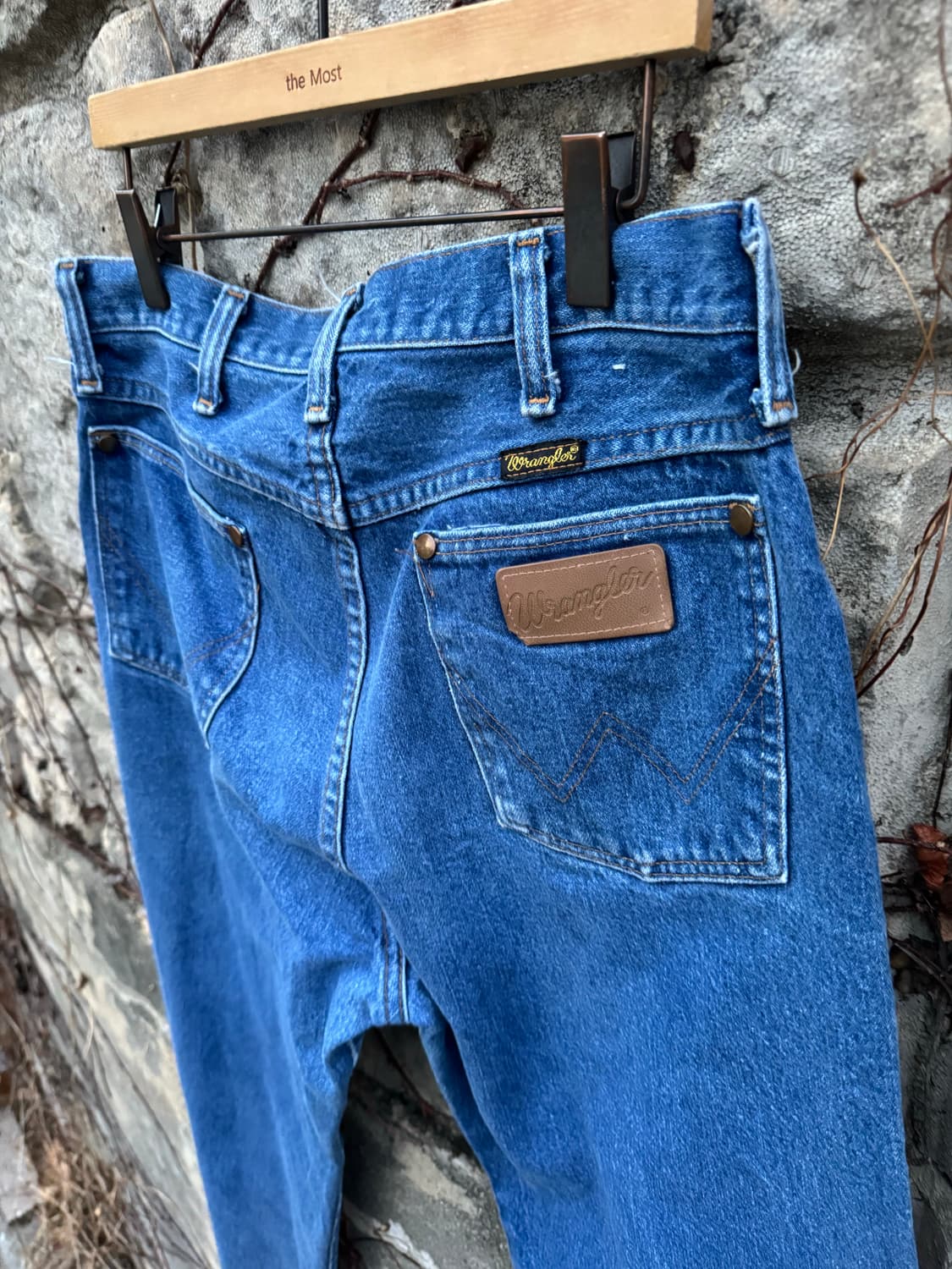 80s 랭글러 usa 빈티지 13mwz 카우보이컷 웨스턴 데님 팬츠 상품이미지5