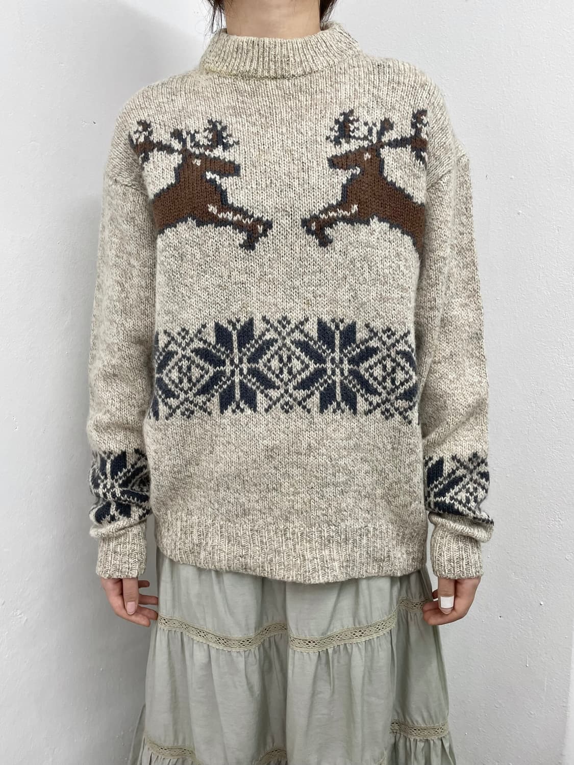 울100 노르딕 니트 상품이미지1