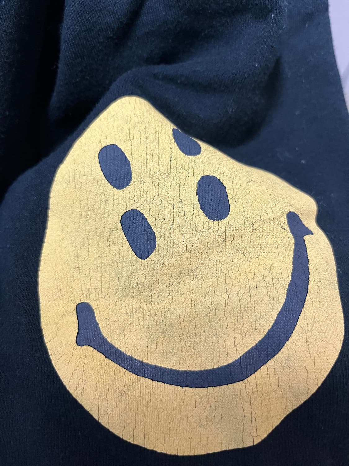 캐피탈 스마일 맨투맨 4사이즈 블랙 상품이미지4