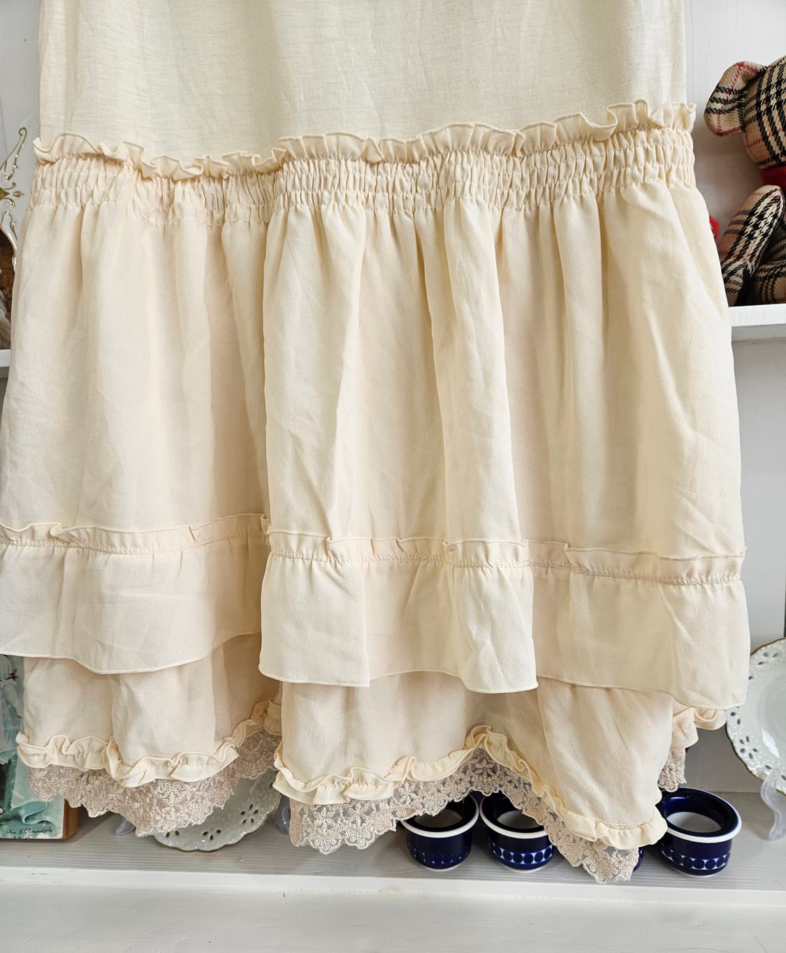 axes femme 레이스 프릴 원피스 상품이미지5