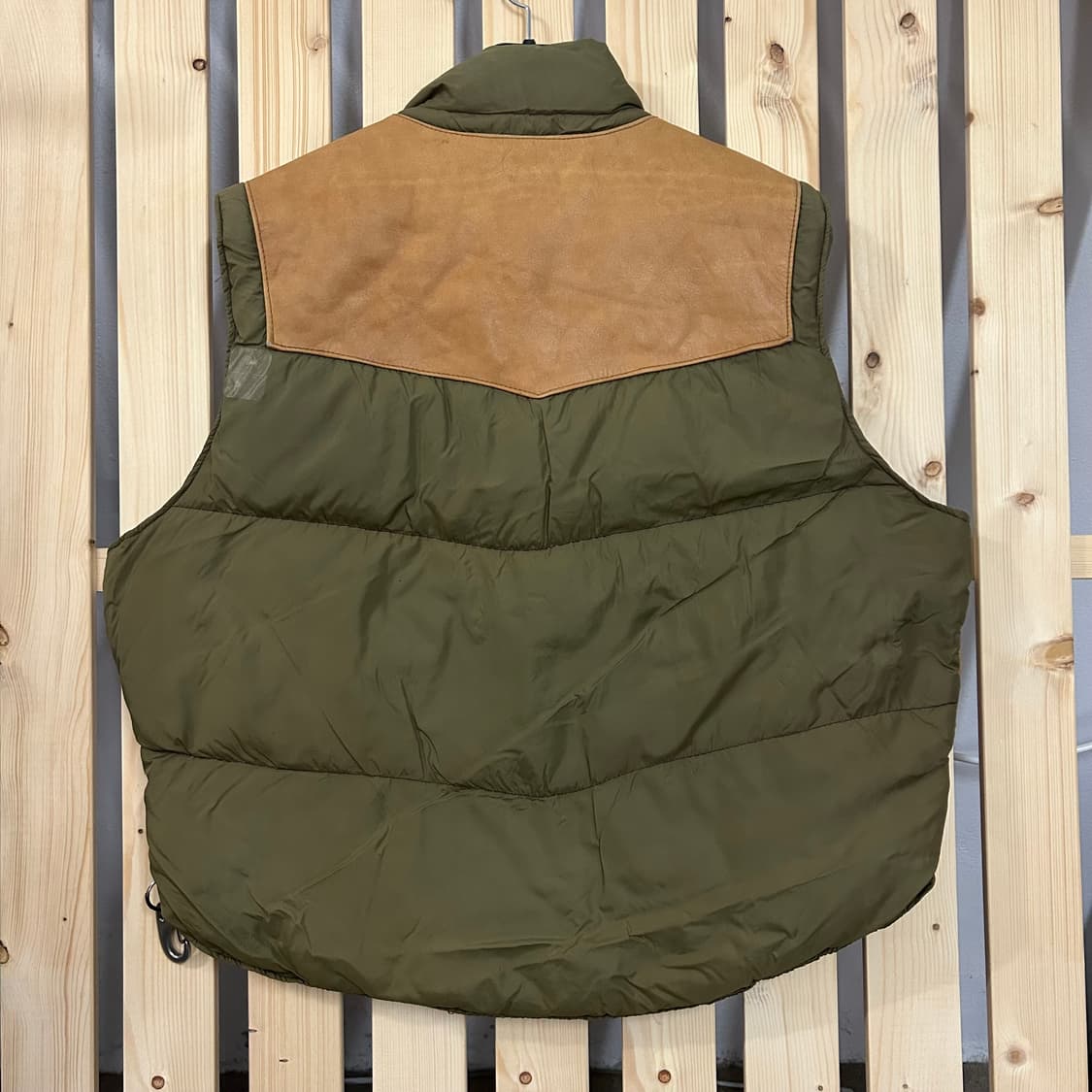  (48) Schott 쇼트 가죽 패딩 베스트 브라운 상품이미지7