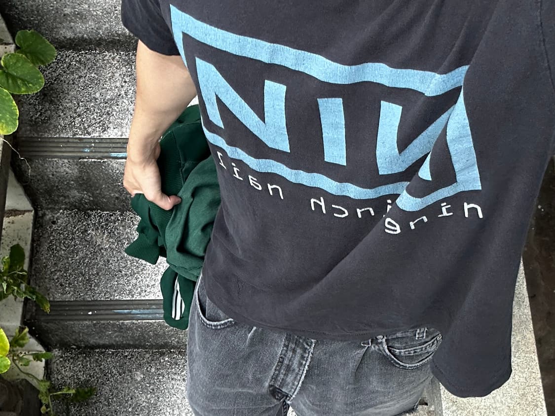 90s og 나인인치네일스 nothing 밴드티 상품이미지9