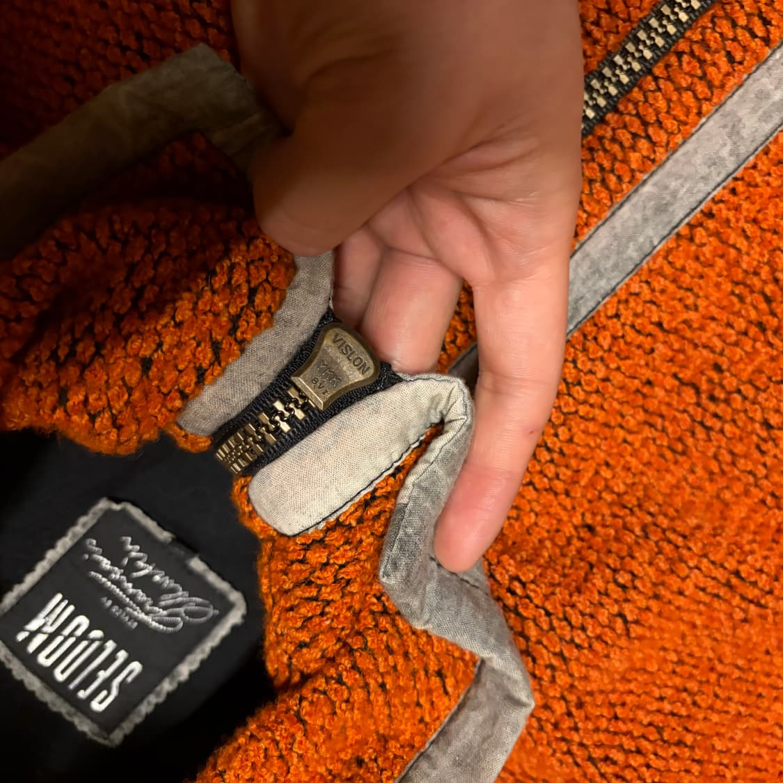 SELDOM ORIENTAL ORANGE WOOL ZIPUP JACKET 상품이미지9