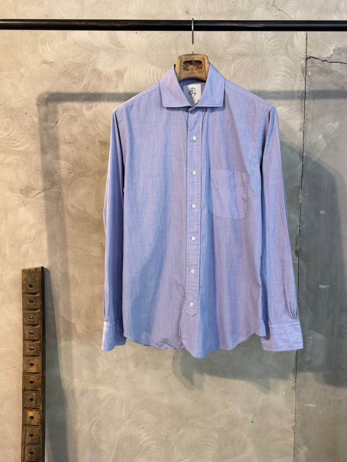 브룩스 브라더스X톰브라운 블랙 플리스 드레스 셔츠 100 상품이미지1