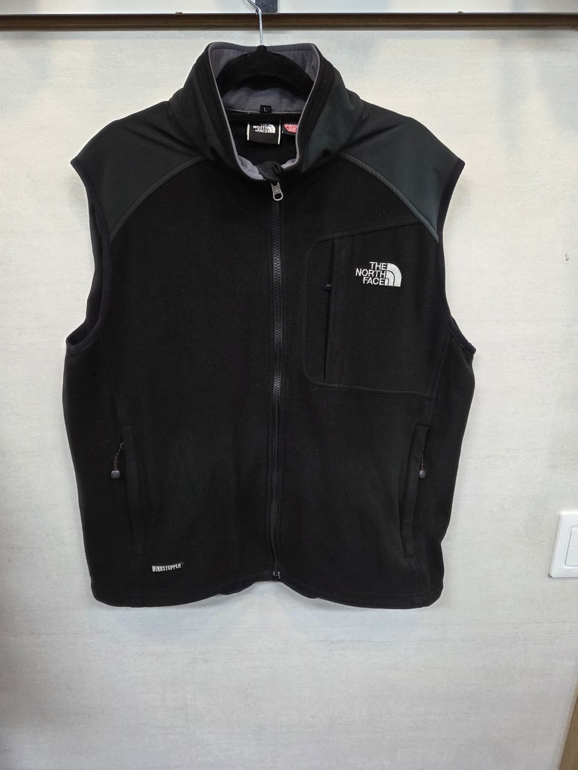 노스페이스 올드스쿨 윈드스토퍼 플리스 조끼 L 상품이미지1