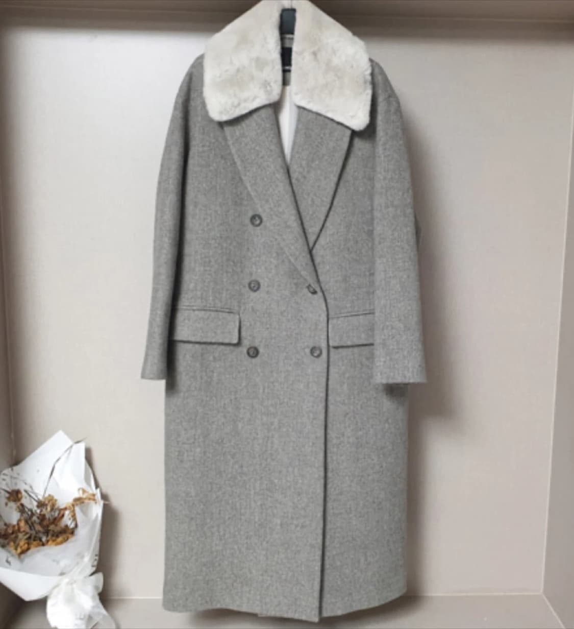 커밍스텝 울코트 상품이미지3