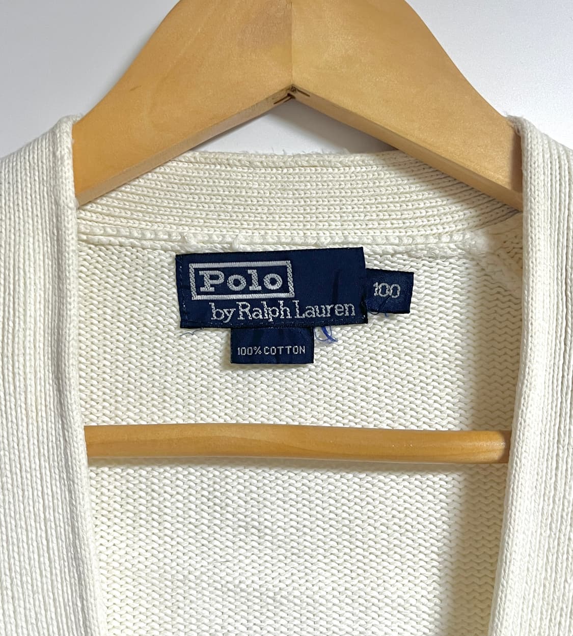 공용 폴로 랄프로렌 브이넥 꽈배기 가디건 100 상품이미지5