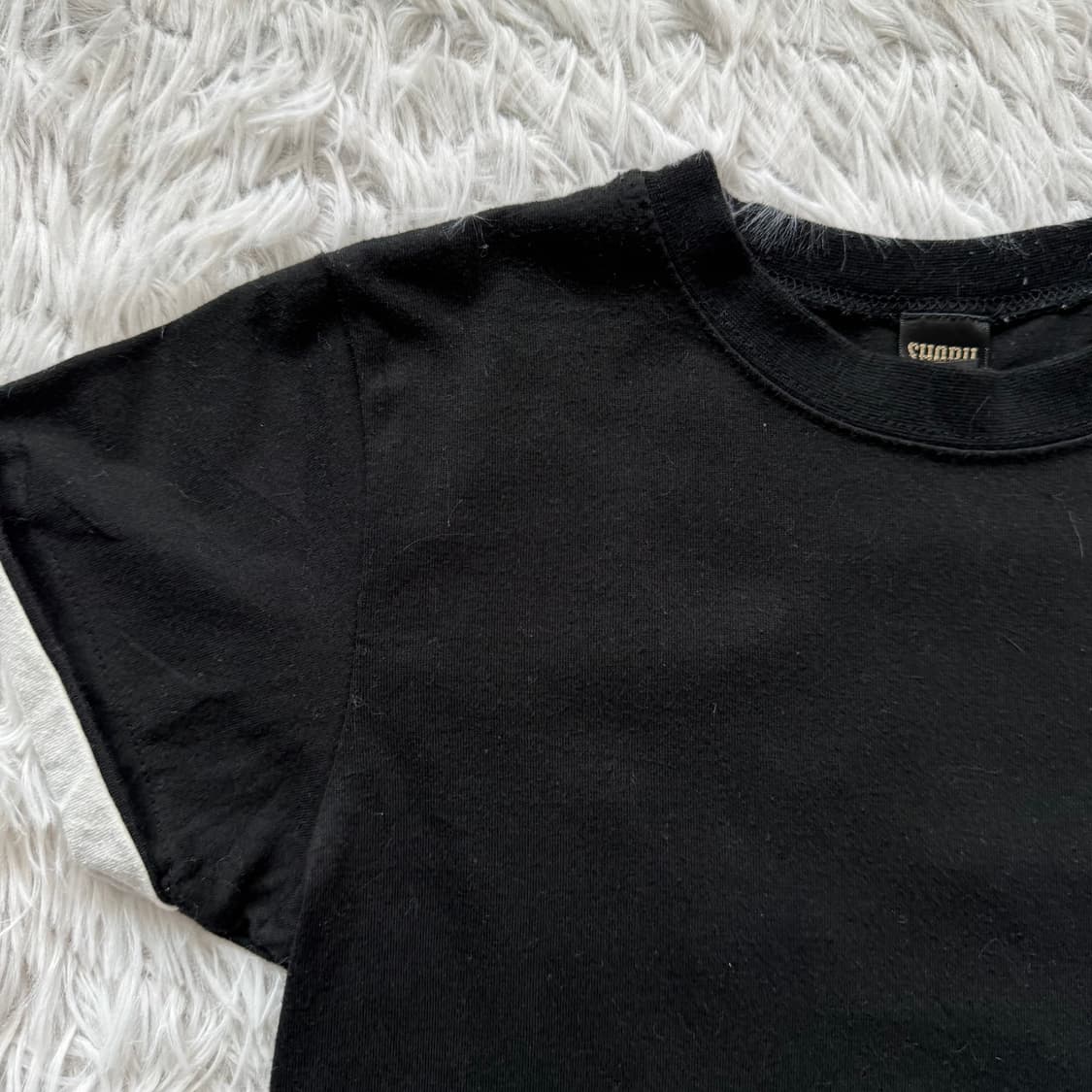 SHORH 일본빈티지 오리엔탈 크롭티 펑크 크롭티 반팔 XS 36 상품이미지1