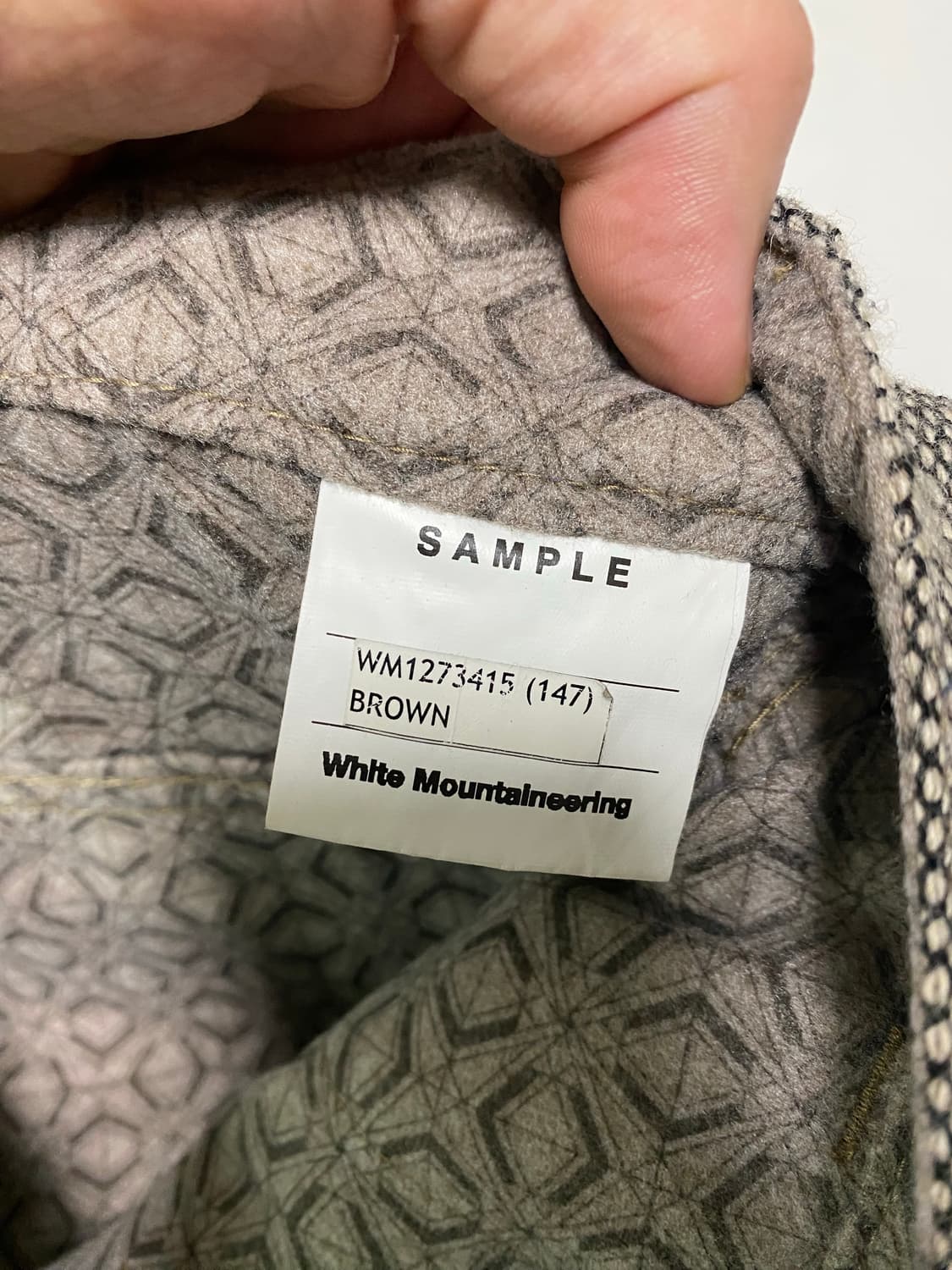 화이트마운티니어링 헤링본 팬츠 2 상품이미지8