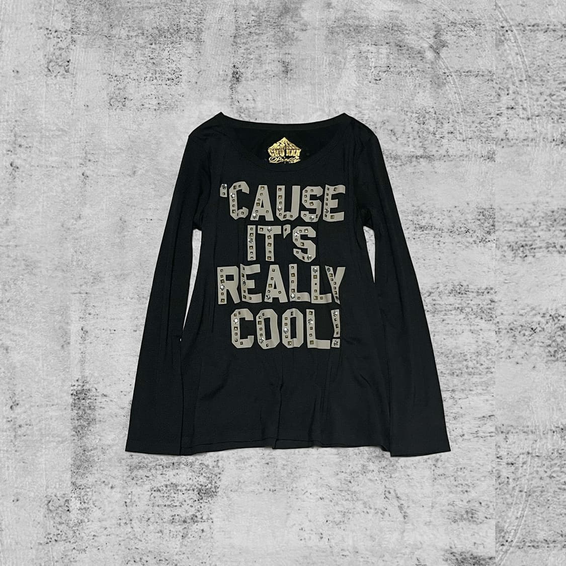 (chu xxx) y2k stud long-sleeve  상품이미지1