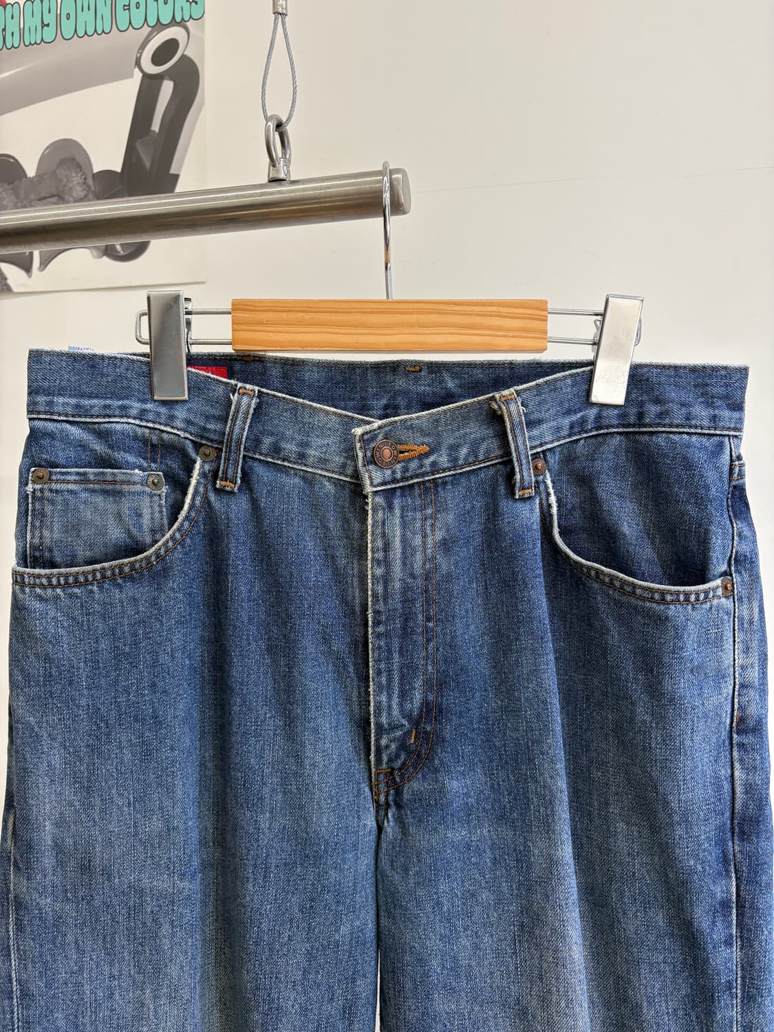 EDWIN (Made in Japan) 와이드 데님팬츠 상품이미지2