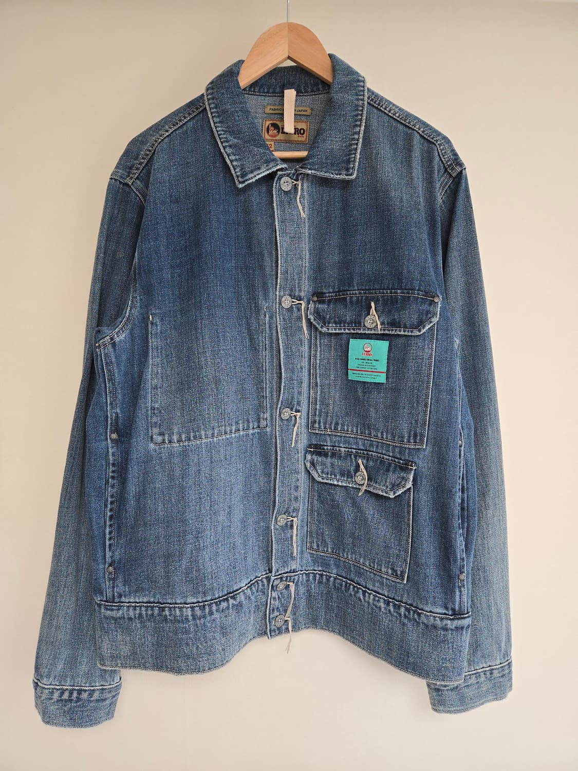 [52] 나이젤카본 데님 커버올 워크자켓 상품이미지1