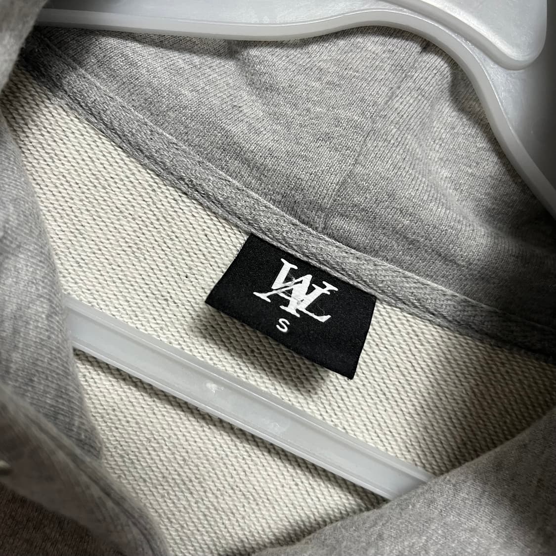 우알롱 후드집업 그레이 S 상품이미지2