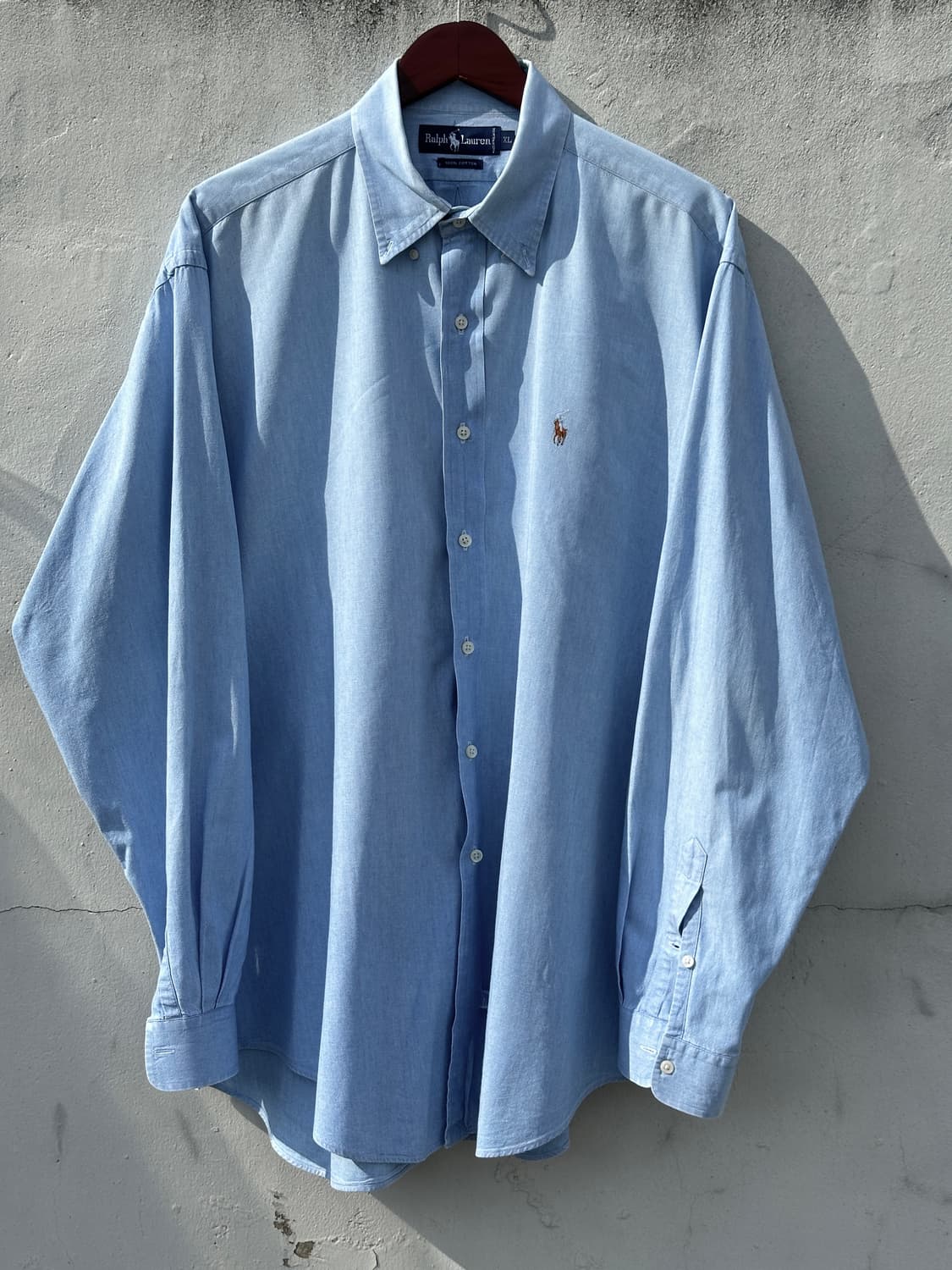 [3XL] 폴로 랄프로렌 샴브레이 연청 셔츠 상품이미지1