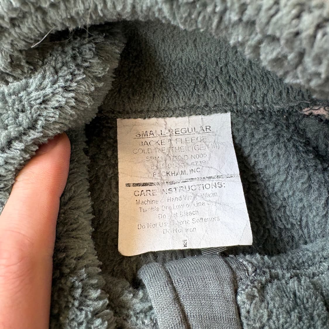 미군 젠3 카키 플리스 자켓 상품이미지5