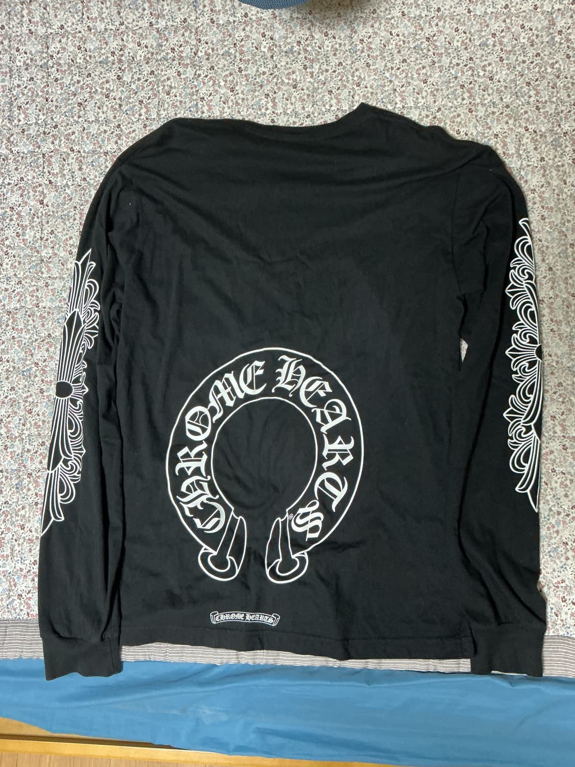 크롬하츠 홀스슈 플로랄 롱슬리브 사이즈 XL 상품이미지1