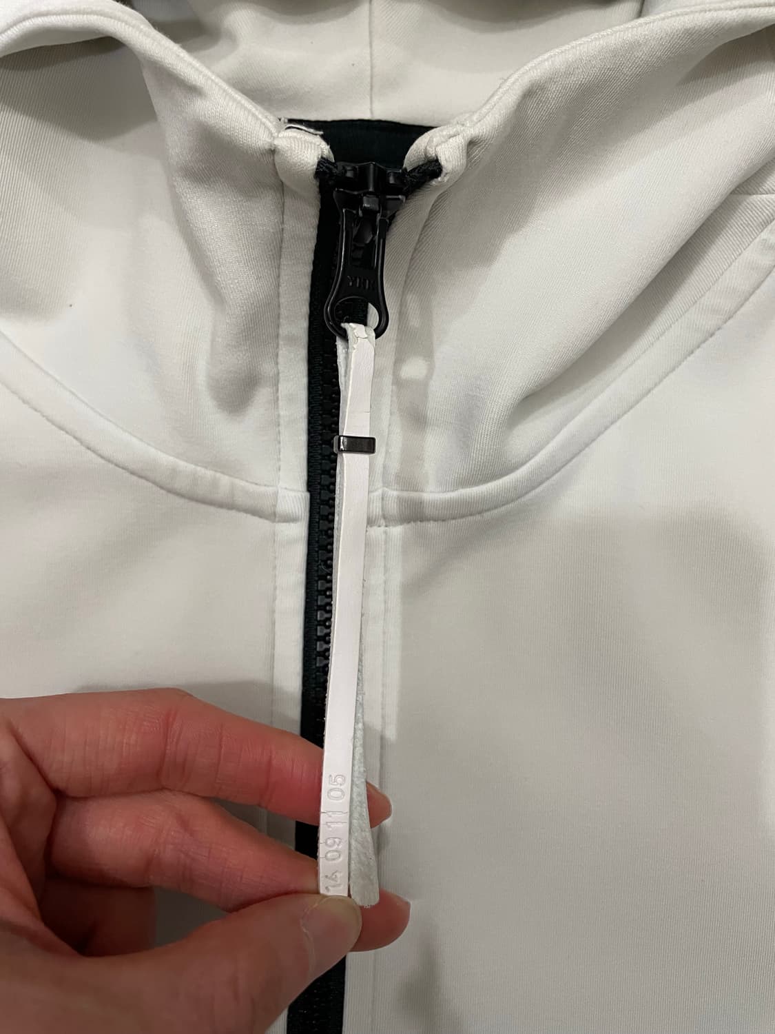 나이키 테크팩 니트 풀집 후디 윈드러너 후드집업 화이트 상품이미지7