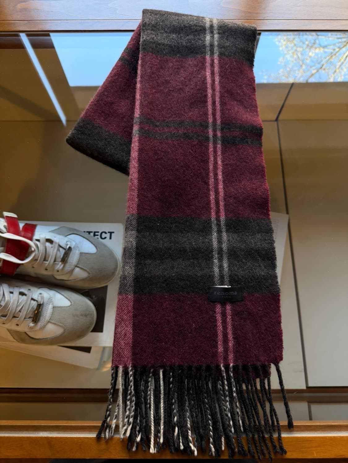 레노마 캐시미어 머플러  상품이미지5