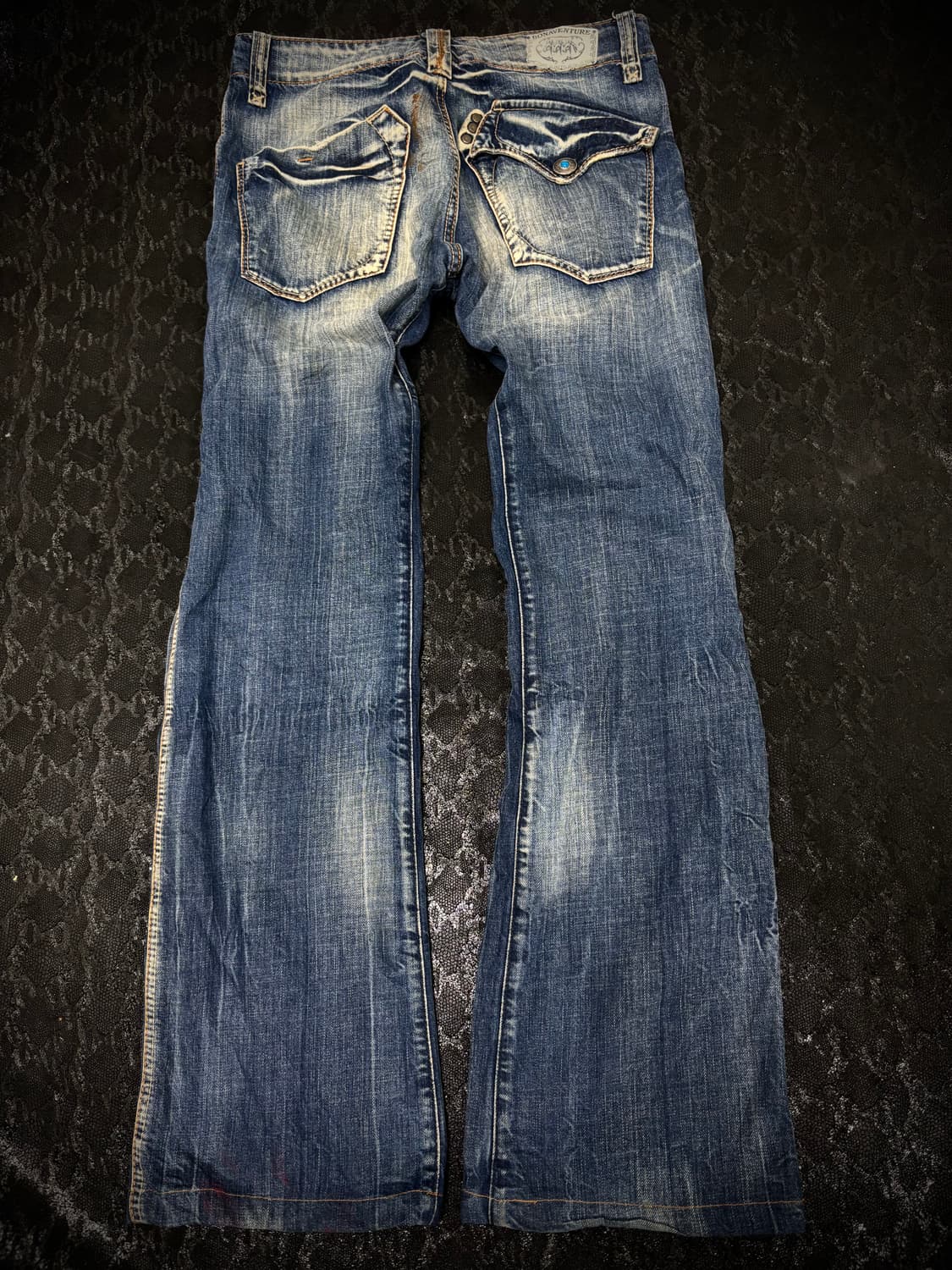 “Vintage” Y2K Crack Washing Botts cut Pa 상품이미지6