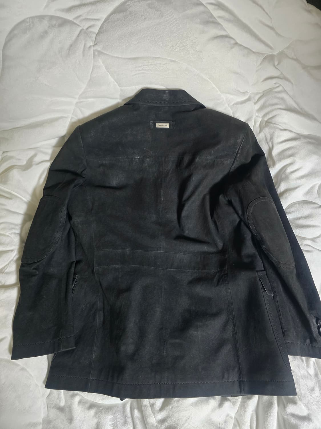 헨리코튼 천연 양가죽 헌팅 스웨이드자켓(95사이즈) 상품이미지4