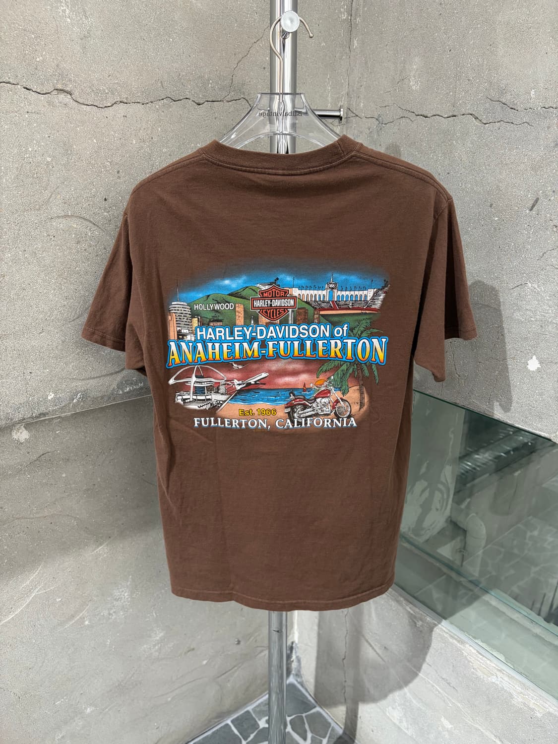00’s 할리데이비슨 바이크 프린팅 티셔츠 상품이미지5