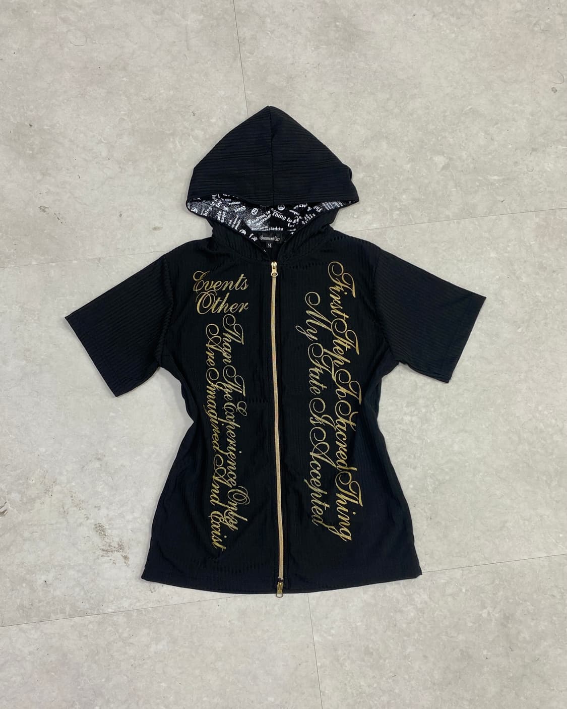 Gothic Gold punk 2-Way Hoodie 상품이미지7
