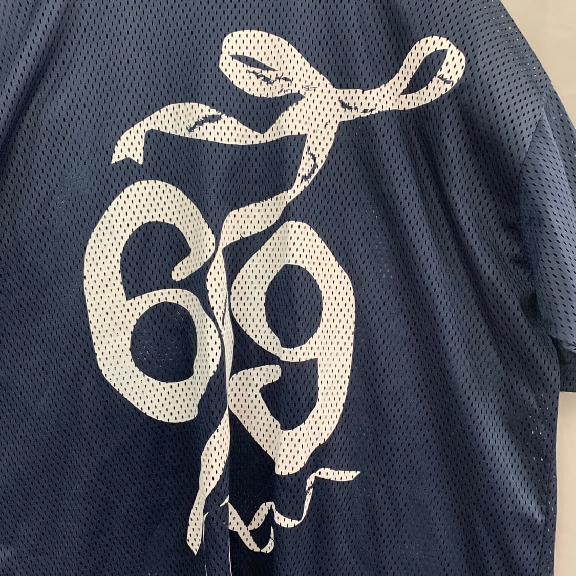 L 나이스고스트클럽 엔젤넘버 69 메쉬 빅 져지 오버핏 반팔티 상품이미지5