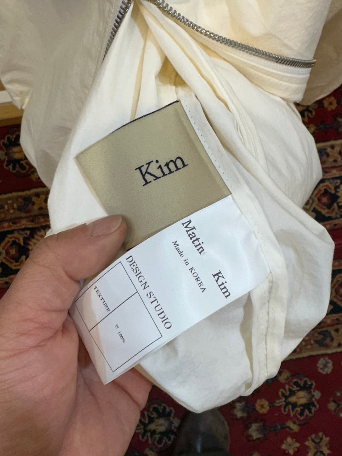 마뗑킴 코팅자켓 아이보리 상품이미지8